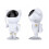 Astronaut Galaxy Starry Sky Projector Lamp - Adjustable Head 90 & Arm 360, Remote, 8 Nebula Effects, 45/90min Timer, USB Powered 3