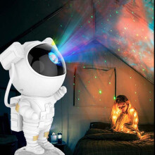 galaxprojektionslampa astronaut stjärnhimmelprojektionslampa gypsophila laserprojektionslampa hemdekor barn jul nattlampa