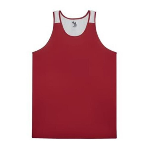 Youth Ventback Singlet, Graphite & White - Large