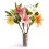 (Ivory) 5 Best Artificial 35cm Tiger Lillies 2