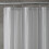 Catherine Lansfield Catherine Lansfield Textured Stripe Polyester Shower Curtain, Silver 3