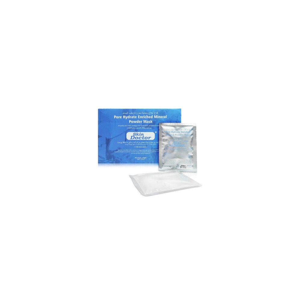 Skin Doctors Skin Doctor Pore Hydrate Enriched Mineral Powder Mask Deep Hydration And Pore Refining 10 Sachets