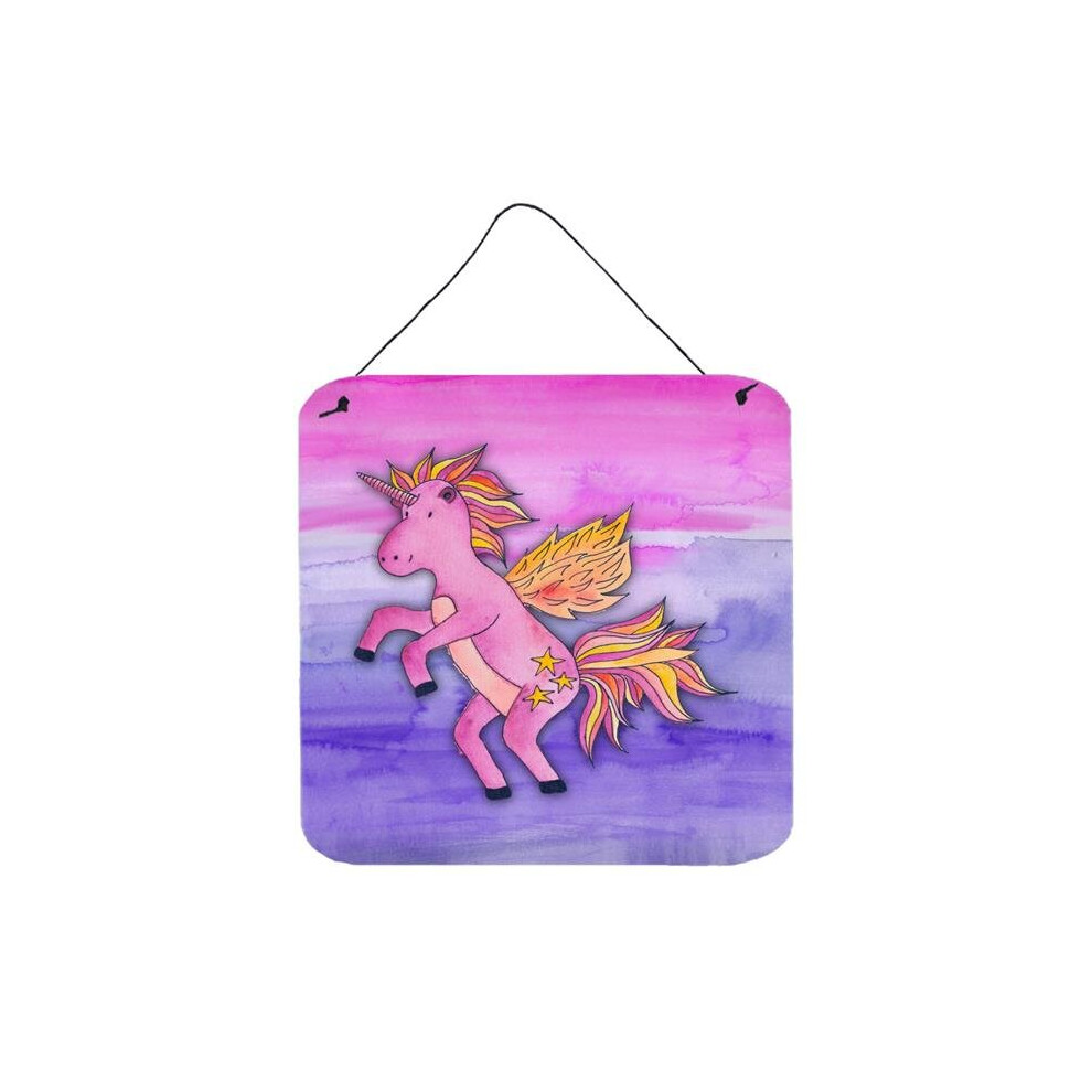 Unicorn Watercolor Wall Or Door Hanging Prints Pink Comfortcreator