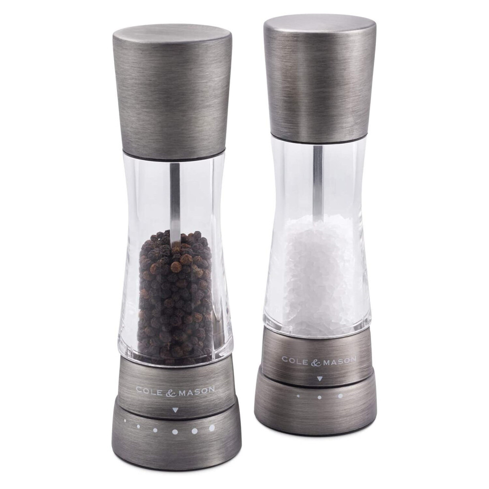 Cole & Mason H332028 Salt & Pepper Mill, Steel