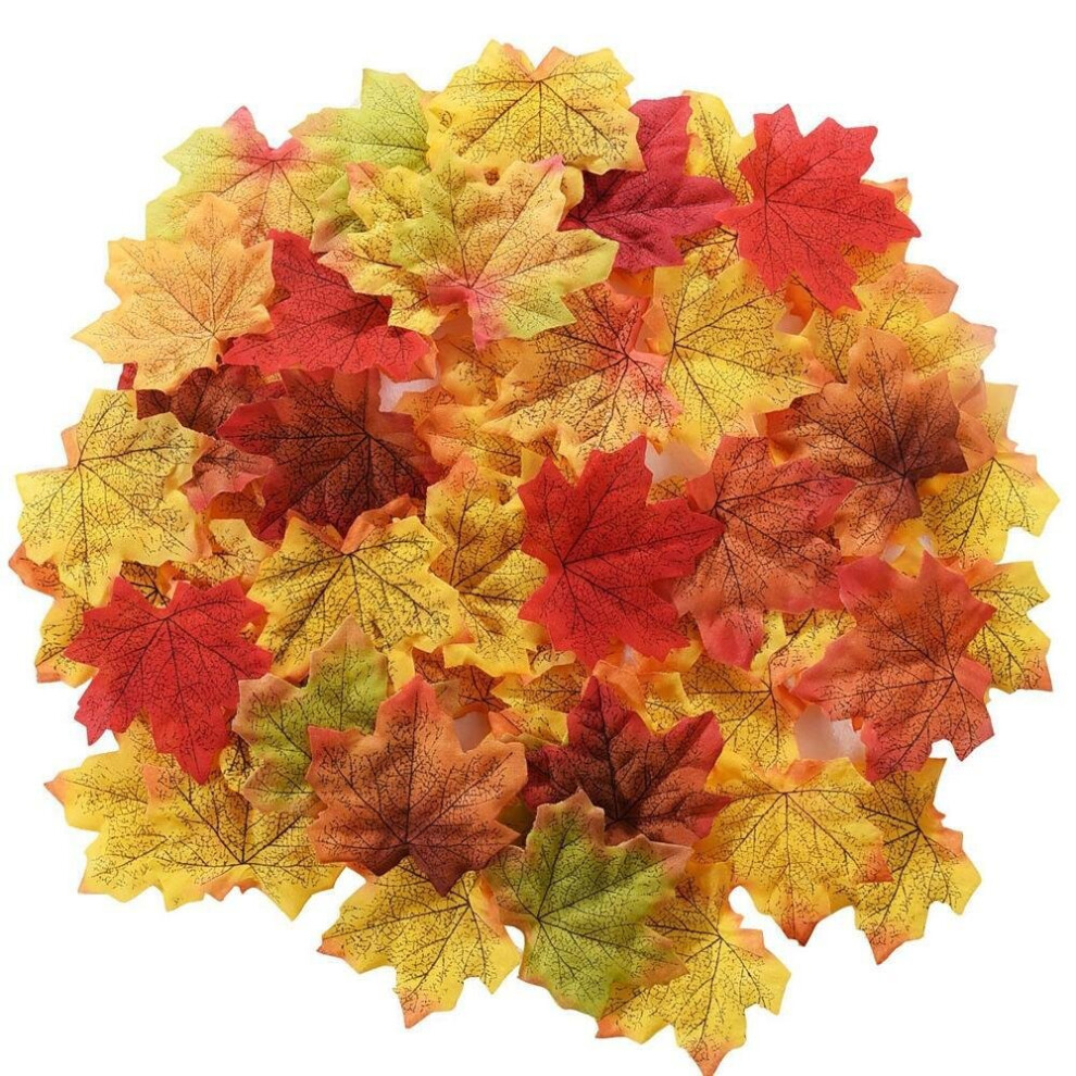 Best Artificial Loose Autumn Mixed Maple Halloween Leaves