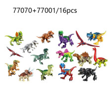 (Ensemble 2-16 pièces) 8 pièces Blocs de construction de dinosaures du Parc Jurassique World - Coffret de jouets pour enfants