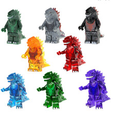 8Pcs Godzilla Mini Figures Building Blocks Toy
