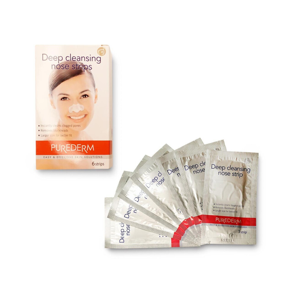 Purederm Deep Cleansing Nose Strips (6 Strips)
