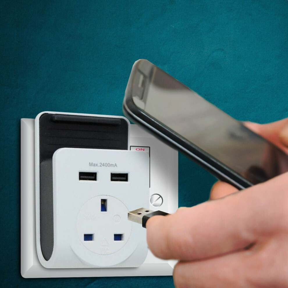 Aquarius 2 Power Adapter With Dual Usb Charger 2.4A - Simultaneous Charger 5060038170446