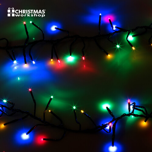 The Christmas Workshop 78270 480 LED Multi-Coloured Chaser Cluster Lights 1