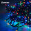 The Christmas Workshop 78270 480 LED Multi-Coloured Chaser Cluster Lights 12