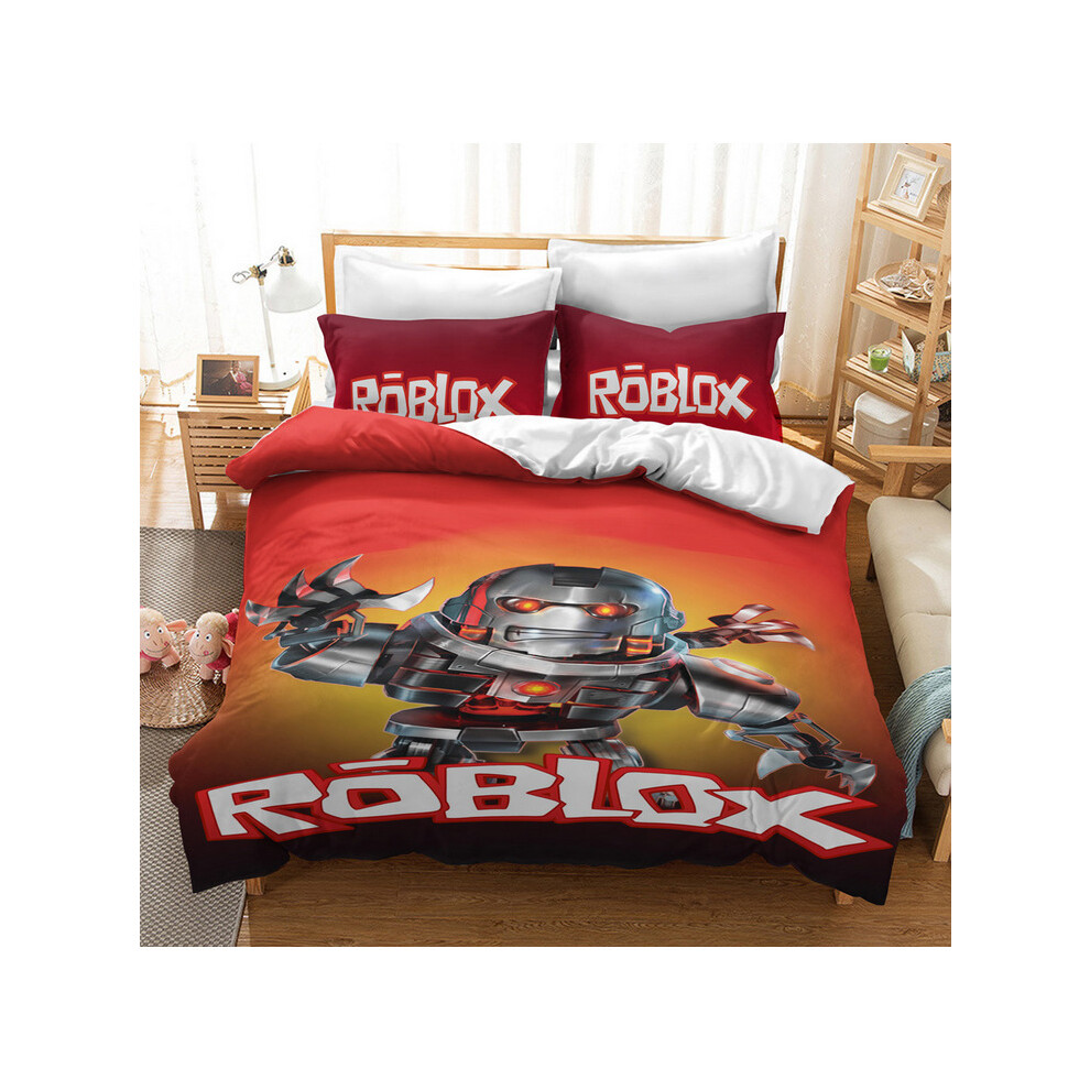 (Pattern 05, Double) ROBLOX Bedding Single Double Duvet Cover Cartoon