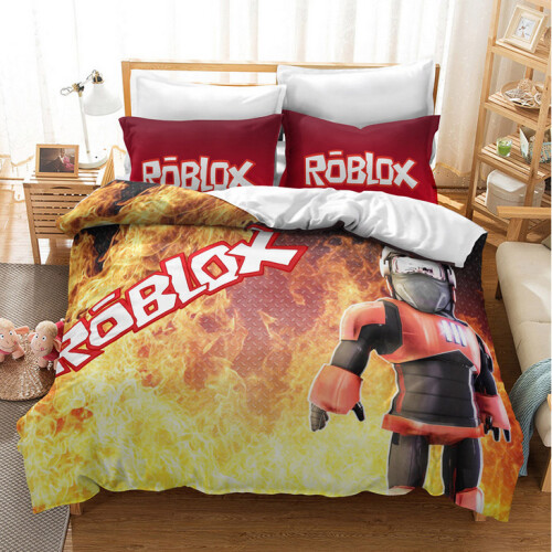 (Pattern 06, Single) ROBLOX Bedding Single Double Duvet Cover Cartoon