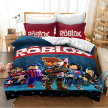 (Pattern 10, Single) ROBLOX Bedding Single Double Duvet Cover Cartoon