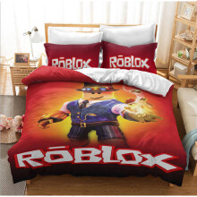(Pattern 26, Single) ROBLOX Bedding Single Double Duvet Cover Cartoon