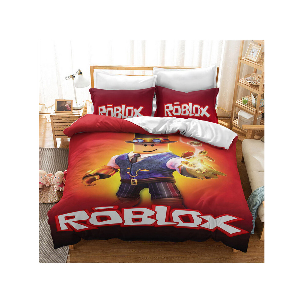(Pattern 26, Single) ROBLOX Bedding Single Double Duvet Cover Cartoon