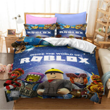 (Pattern 23, Single) ROBLOX Bedding Single Double Duvet Cover Cartoon