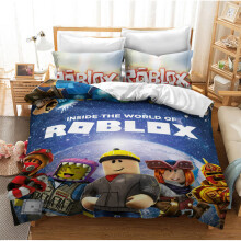 (Pattern 28, Single) ROBLOX Bedding Single Double Duvet Cover Cartoon