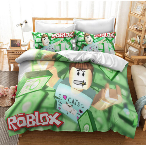 (Pattern 21, Double) ROBLOX Bedding Single Double Duvet Cover Cartoon
