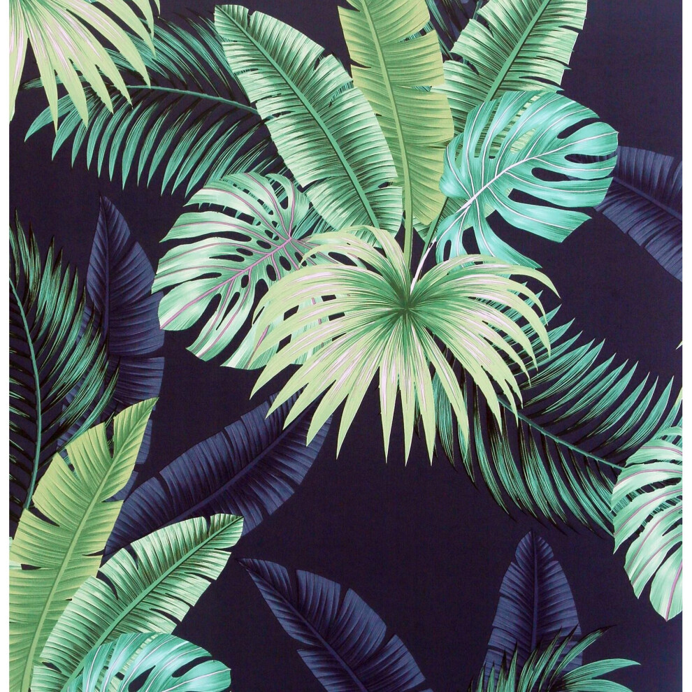 Arthouse Miami Tropics Navy Any Room Bedroom Quality Wallpaper
