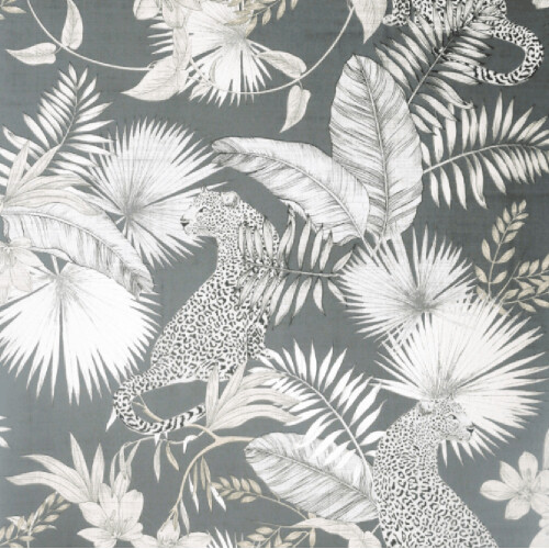 Arthouse Tropical Leopard Wallpaper Arthouse Modern Tropical Palm Jungle