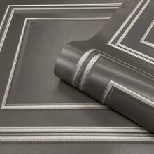 Belgravia Silver Grey Textured Wood Panelling Vinyl Wallpaper - A7390, Paste-The-Wall, 10m x 0.53m (5.2m²), 53cm Repeat