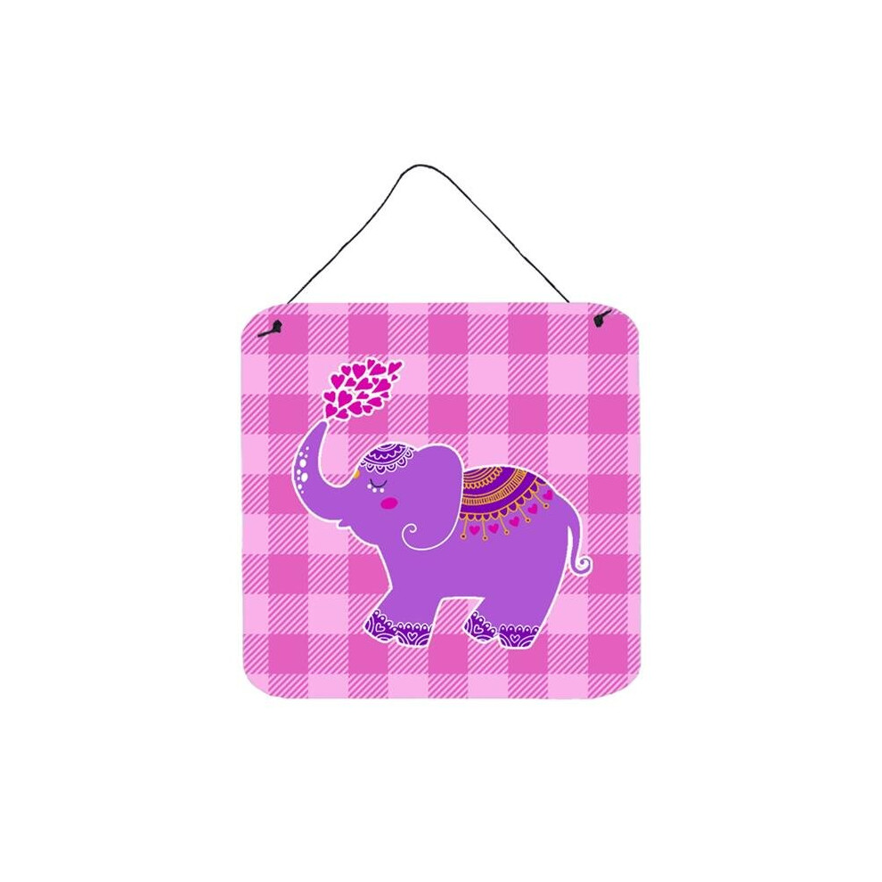 Elephant Wall Or Door Hanging Prints Purple Comfortcreator