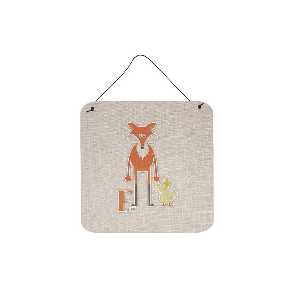 Alphabet F For Fox Wall Or Door Hanging Prints Comfortcreator
