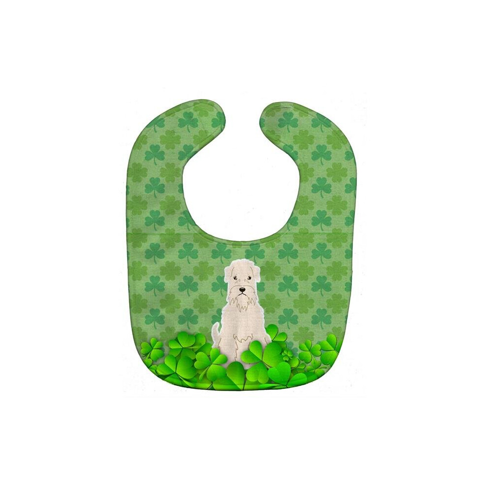 Soft Coated Wheaten Terrier Shamrocks Baby Bib Stationx