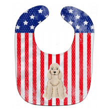 Patriotic USA Cocker Spaniel Baby Bib