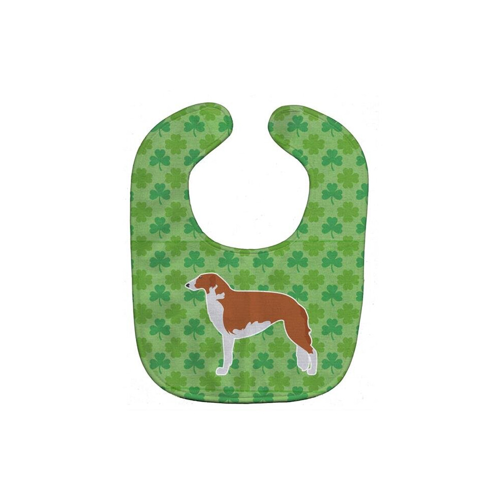 Borzoi Russian Greyhound Shamrocks Baby Bib Stationx