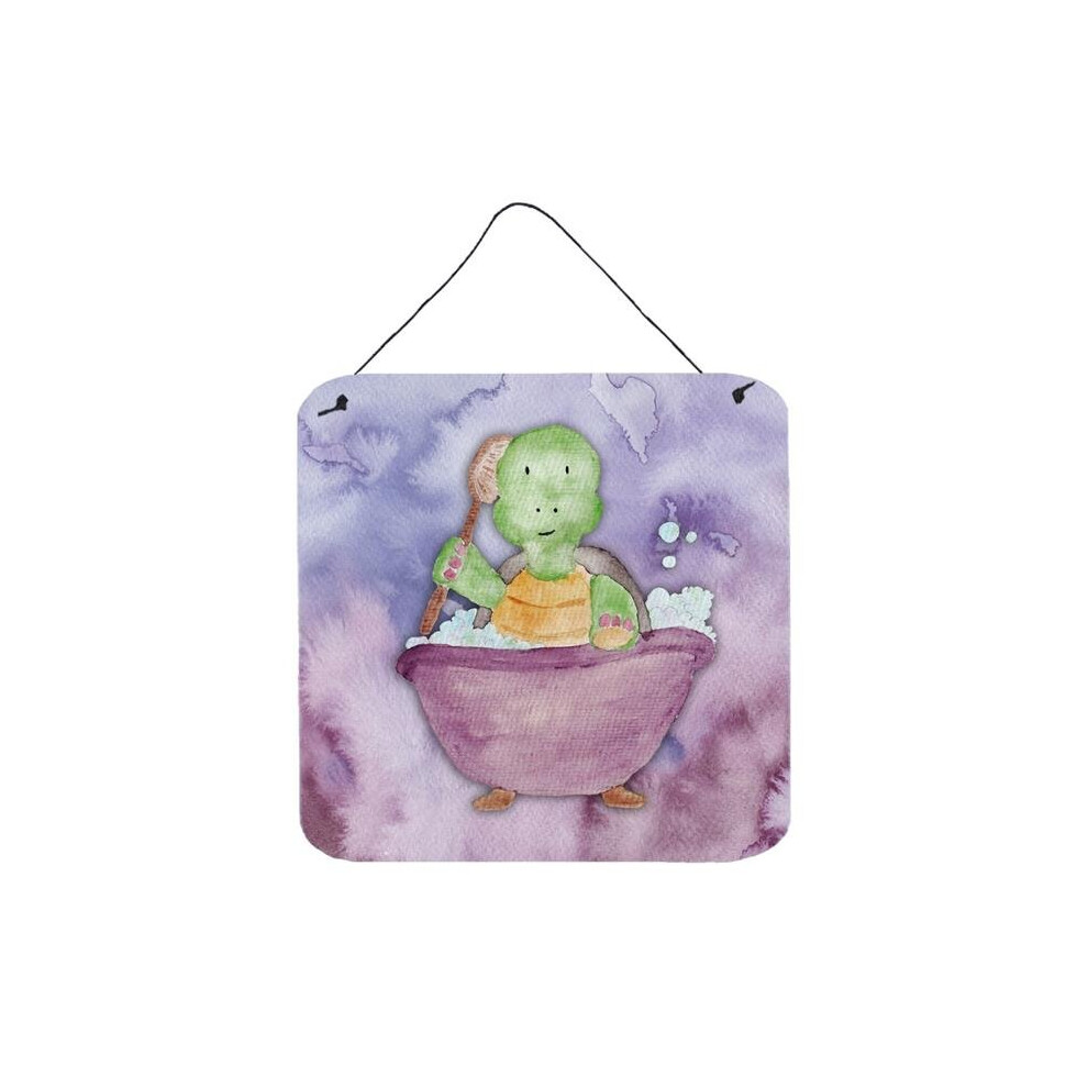 Turtle Bathing Watercolor Wall Or Door Hanging Prints Comfortcreator