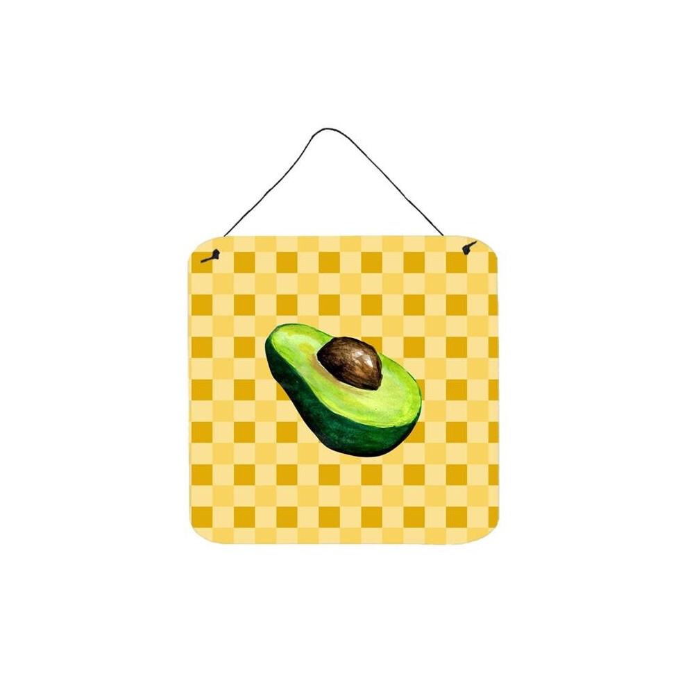 Sliced Avacado On Basketweave Wall Or Door Hanging Prints Comfortcreator