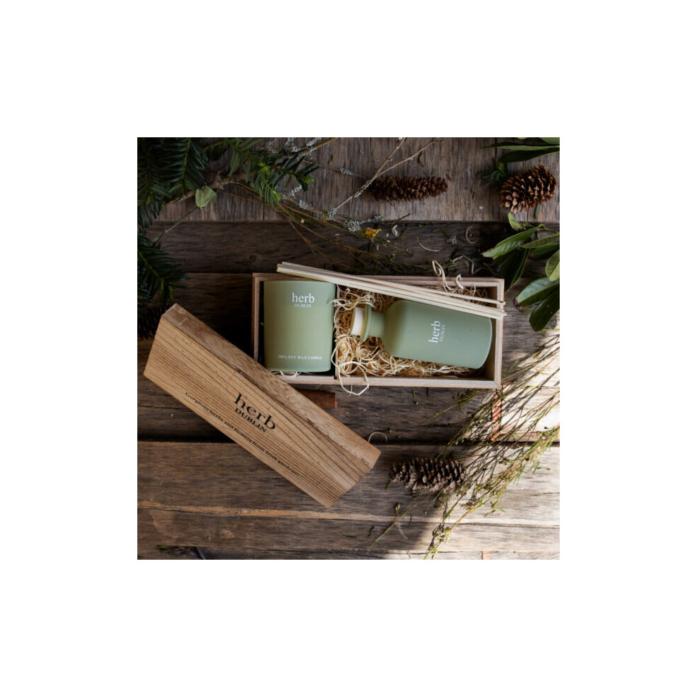 Herb Dublin Candle & Diffuser Gift Set - Winter Walks