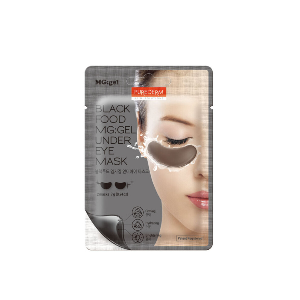 Purederm Black Food Under Eye Gel Mask