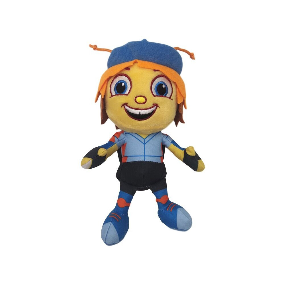 (, 21Cm/8.3In) Beat Bugs Plush Toy Cartoon Characters Stuffed Doll Kids Children Accompany Gift Blue