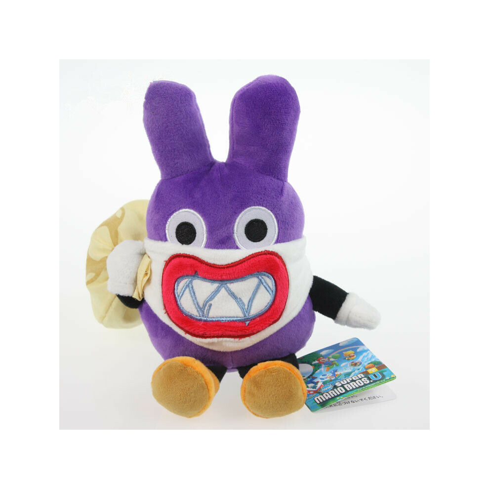 Super Mario Bros U Thief Nabbit Rabbit Plush Stuffed Doll Toy 19CM