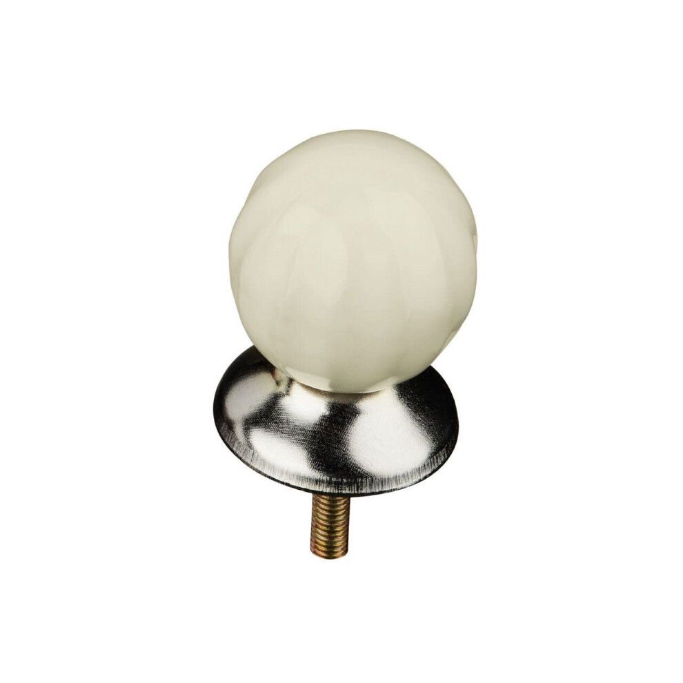 RETRO STYLE IVORY CERAMIC DRAWER KNOBS