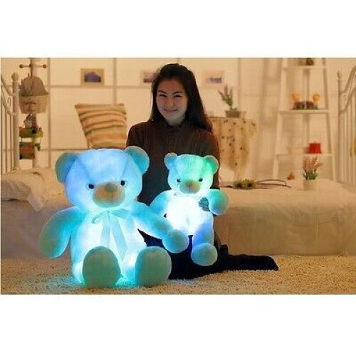 Creative Light Up LED Inductive Teddy Bear Stuffed Animals Plush Toy Colorful Glowing Teddy Bear on OnBuy