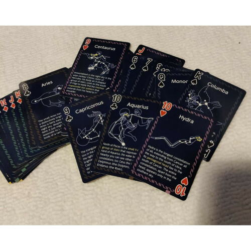 Constellation Playing Cards - Full Deck Of 52 Cards + 2 Jokers - Space 2