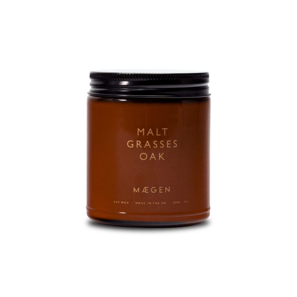 Maegen Journey Range 7oz Candle in a Jar - Malt, Grasses, Oak