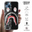 (Bape-Shark-1, iPhone 13 (6.1 inch)) iPhone Case Clear Shockproof Protective Case 3