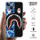 (Bape-Shark-2, iPhone 13 (6.1 inch)) iPhone Case Clear Shockproof Protective Case 3