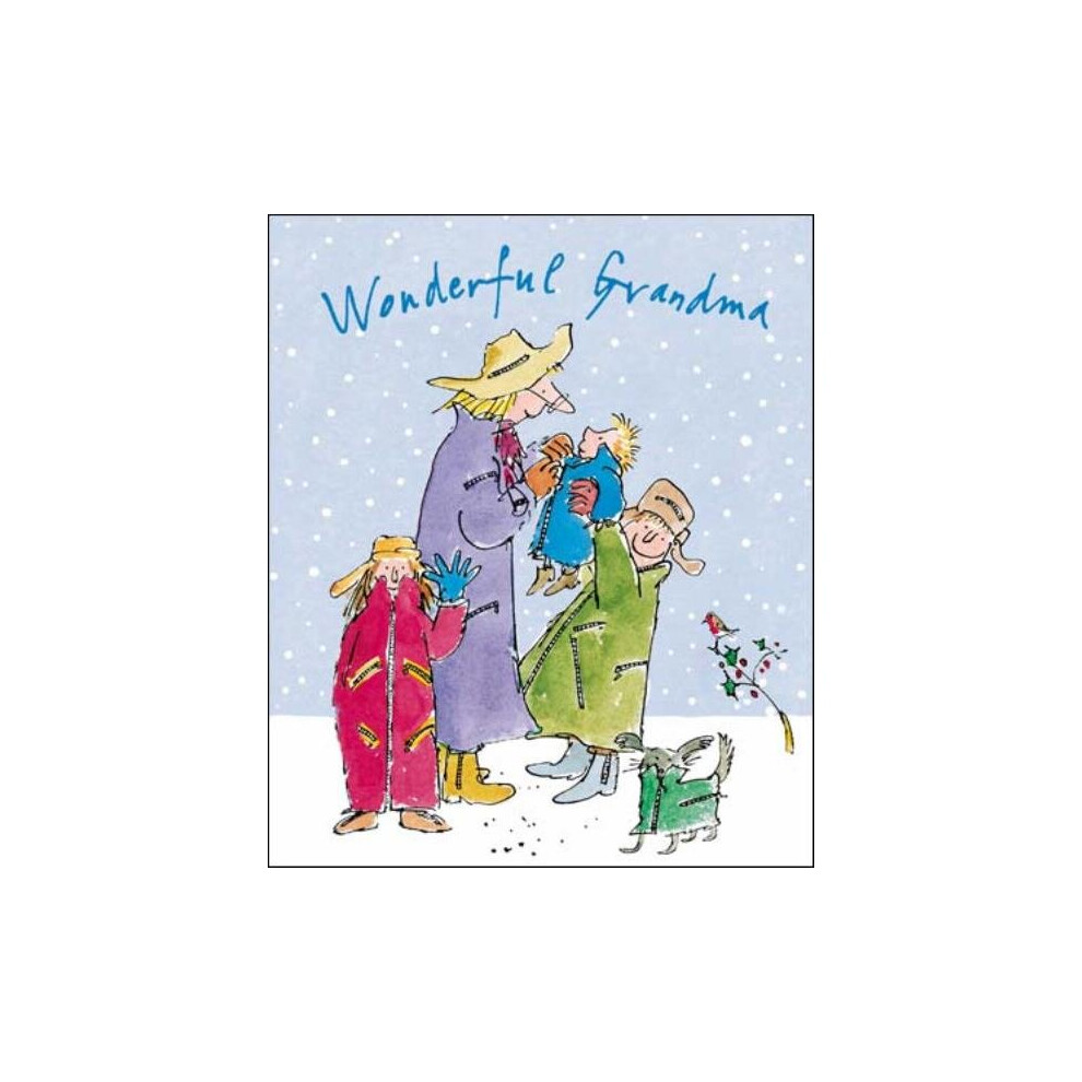 Wonderful Grandma Quentin Blake Christmas Greeting Card Popular Xmas Cards