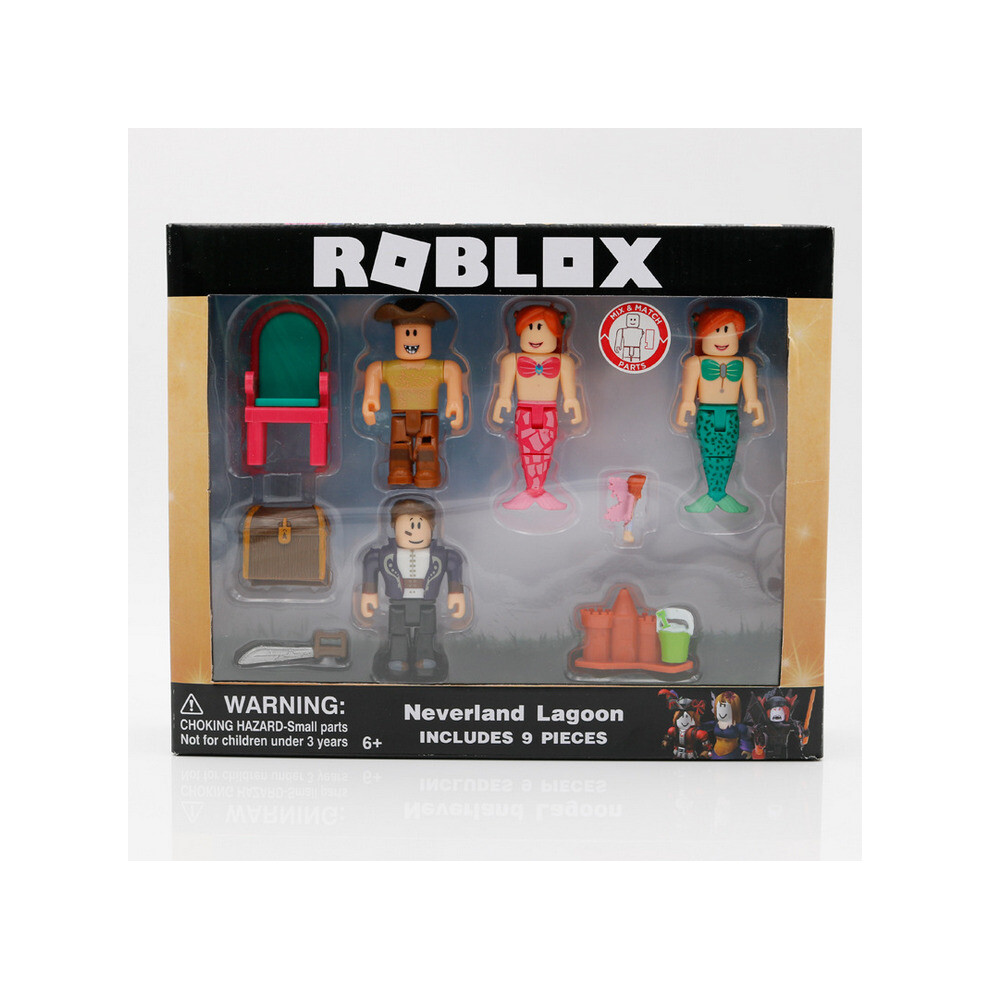 4PCS Roblox Mermaid PVC Action Figures Box Pack – 7-8cm, Kids Toys, Code 6.91689E+12