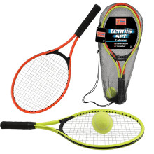 Kids Junior 2 Player Tennis Set Aluminium Metal Rackets & Ball