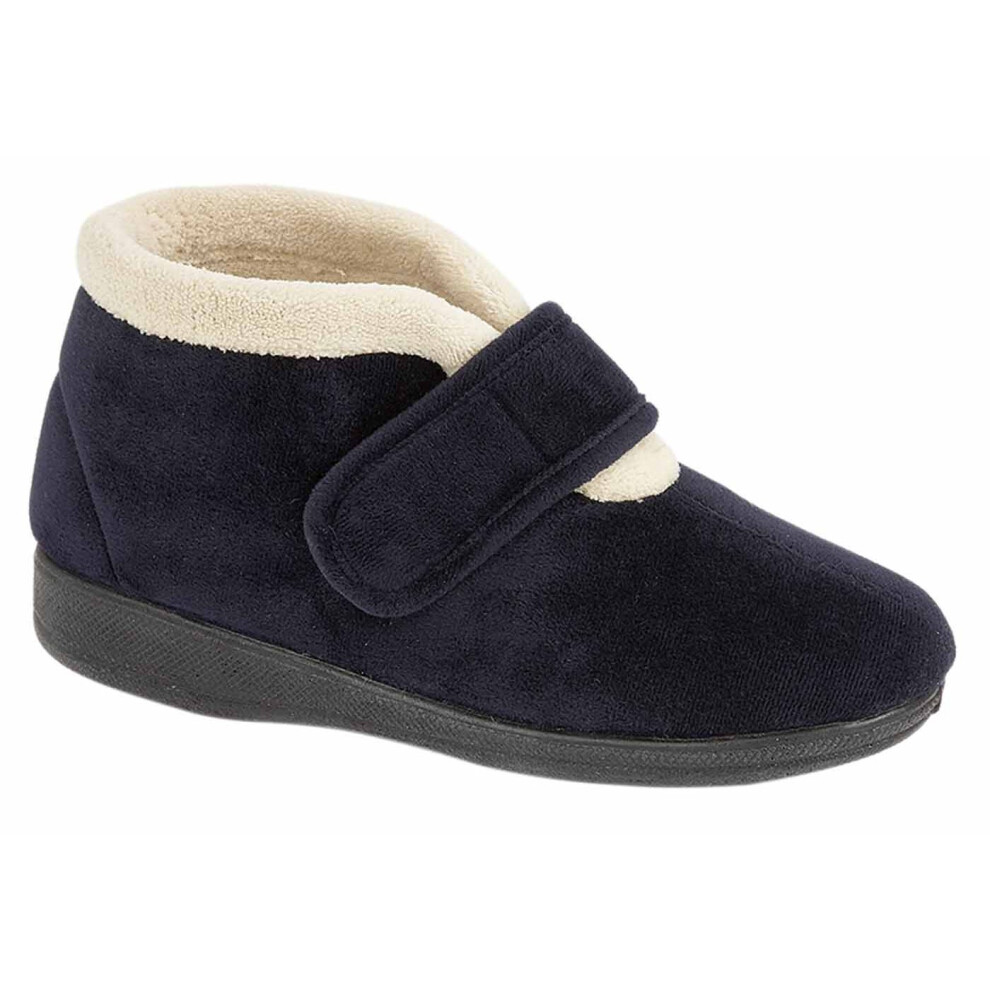 Sleepers Womens/Ladies Amelia Bootee Slippers Navy 7 UK