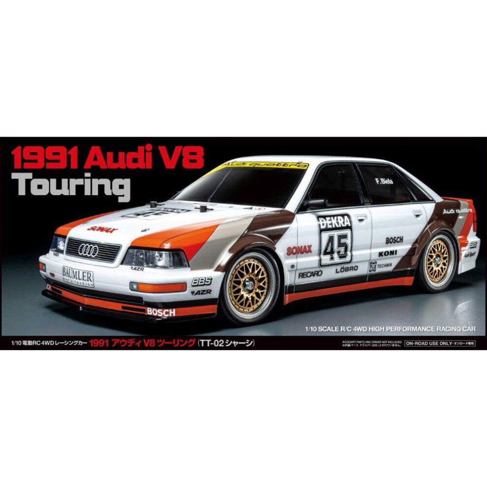 TAMIYA RC 58682 Audi V8 Touring 1991 (TT-02) 1:10 Car Assembly Kit