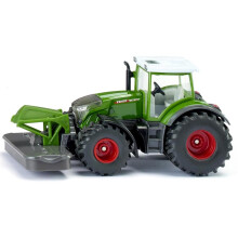 Jouet tracteur avec faucheuse avant - SIKU - Fendt 942 Vario - Compatible avec les jouets SIKU à l'échelle 1/50