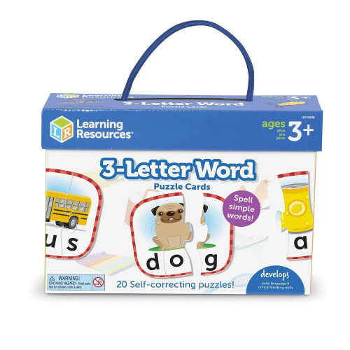 Learning Resources Learning Resources 3-letterwoordpuzzelkaarten 6088